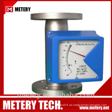 Medidor de flujo de acero inoxidable líquido químico de METERY TECH.